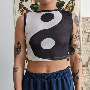 Yin Yang Crop Top